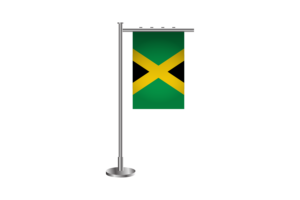 3d 牙买加站立旗