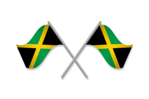 牙买加国旗标志矢量免费