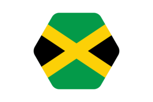 牙买加国旗矢量插图