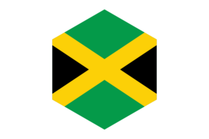 牙买加国旗六边形