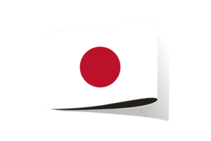 日本国旗插图剪贴画