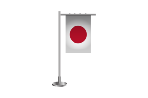3d 日本站立旗