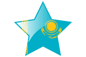 哈萨克斯坦国旗星图标
