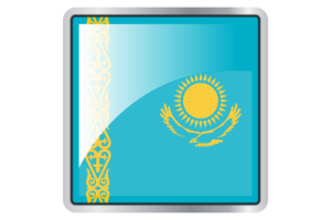 哈萨克斯坦国旗广场图标