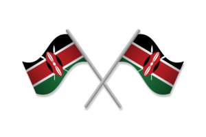 肯尼亚国旗标志矢量免费