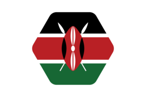肯尼亚国旗矢量插图