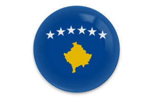 科索沃国旗矢量艺术