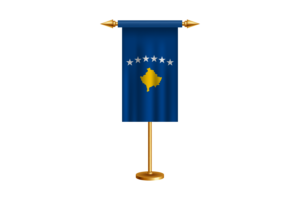 科索沃礼仪旗帜矢量免费