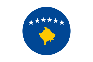 科索沃国旗矢量免费下载